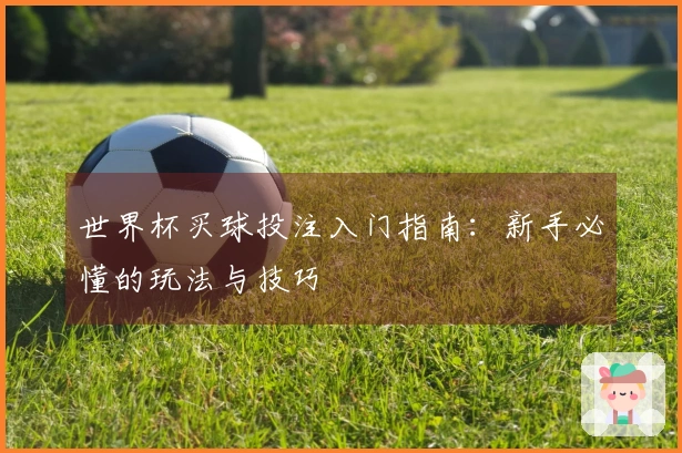 世界杯买球投注入门指南：新手必懂的玩法与技巧