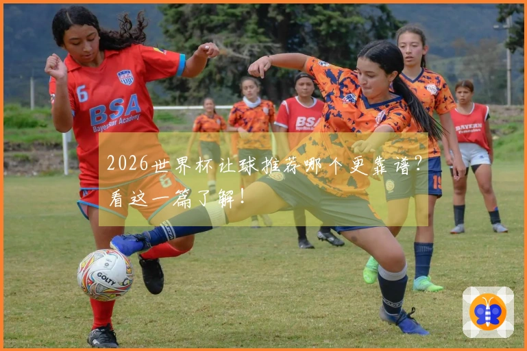 2026世界杯让球推荐哪个更靠谱？看这一篇了解！